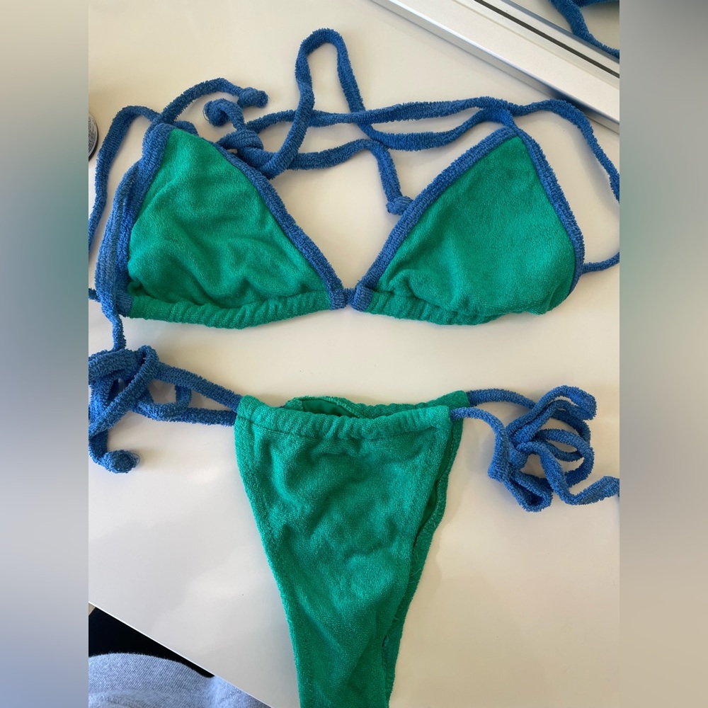 peppermayo terry bikini set